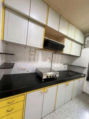 Kitchen in 2 BHK Apartment at Juhu – for Rent