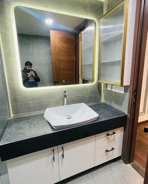 Attached Bathroom in 3 BHK Apartment at Shapoorji Pallonji Joyville Phase 2, Sector 102 – for Rent