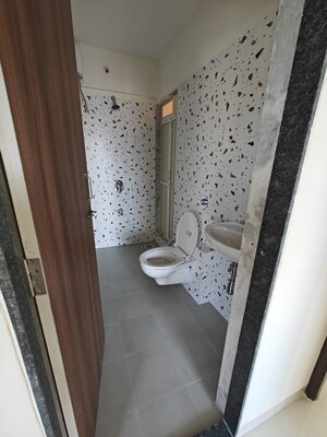 Bathroom in 1 BHK Apartment at Raunak Residency Thane, Pokhran Road No One – for Rent