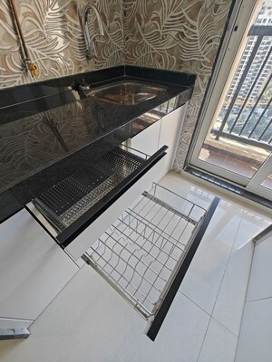 Balcony in 1 BHK Apartment at Raunak Residency Thane, Pokhran Road No One – for Rent