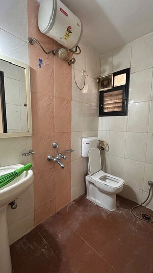 Bathroom in 2 BHK Apartment at Agrawal Garden, Hadapsar – for Rent
