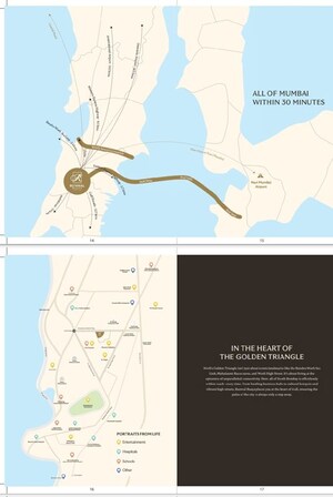 3 BHK Apartment – Map Location View at Runwal Raaya, Worli - for Sale