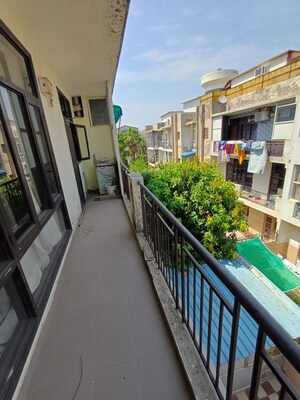 Balcony in 3 BHK Apartment at Omaxe Silver Birch, North Mullanpur – for Rent