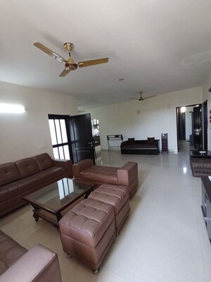 Living Room in 3 BHK Apartment at Omaxe Silver Birch, North Mullanpur – for Rent