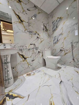 Bathroom in 3 BHK Builder Floor at Tagore Garden – for Rent