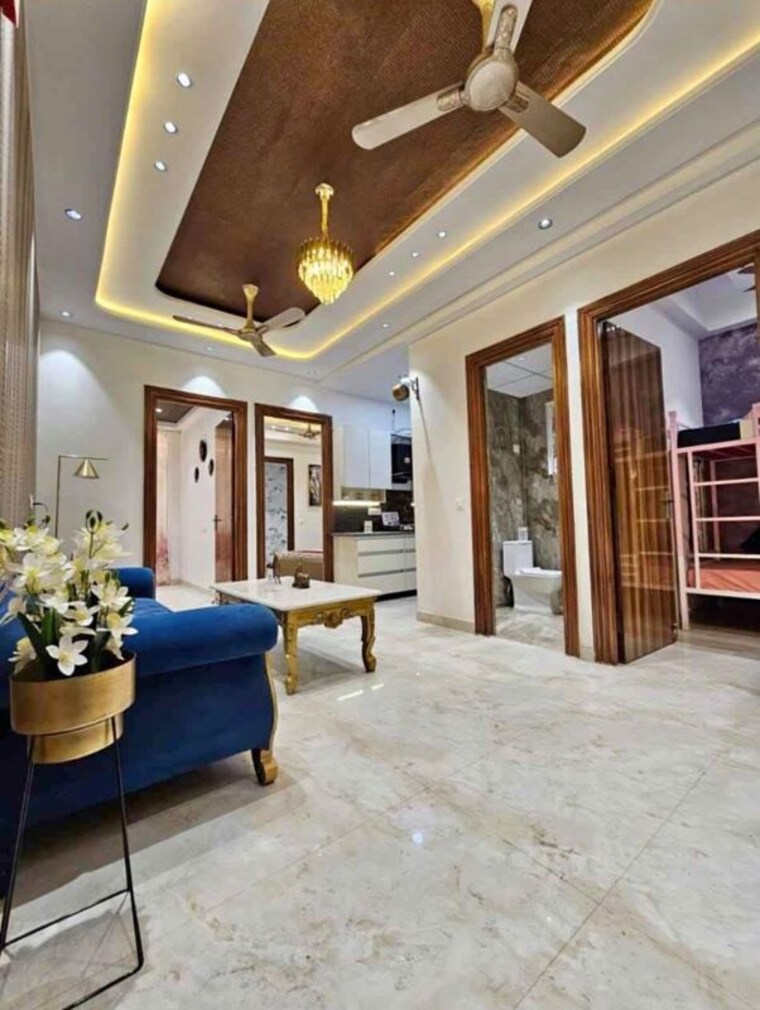 Living Room, tagore garden 3 Bedroom 130 Sq.Yd. Builder Floor In Tagore Garden Delhi 10662607