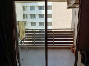 Balcony in 3 BHK Apartment at Ajmera Enigma, Thaltej – for Rent