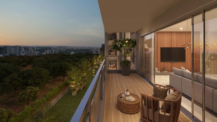 Balcony, max-estate-128 4 Bedroom 4500 Sq.Ft. Apartment In Sector 128 Noida 10662666