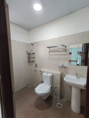 Bathroom in 3 BHK Apartment at Aditya Capitol Heights, Hi Tech City – for Rent
