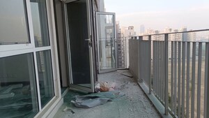 Balcony in 3 BHK Apartment at Ireo The Corridors, Sector 67a – for Rent