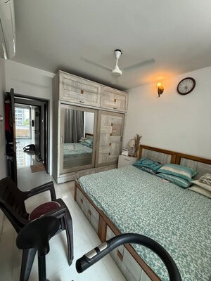 Living Room in 2 BHK Apartment at Kesar Exotica, Kharghar Sector 10 – for Rent