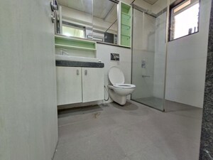 Bathroom in 2 BHK Apartment at Rustomjee Azziano Wing E, Thane West – for Rent