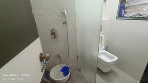 Bathroom in 2 BHK Apartment at Mahaavir Bhakti Kopar Khairane, Kopar Khairane – for Rent