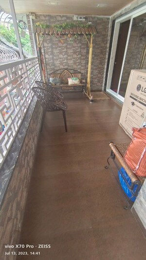 Balcony in 2 BHK Apartment at Mahaavir Bhakti Kopar Khairane, Kopar Khairane – for Rent