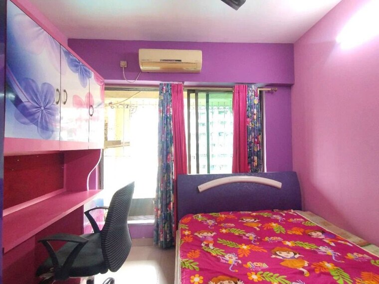 Bedroom, tharwani-rosewood-heights 3 Bedroom 1500 Sq.Ft. Apartment In Kharghar Sector 10 Navi Mumbai 10662769