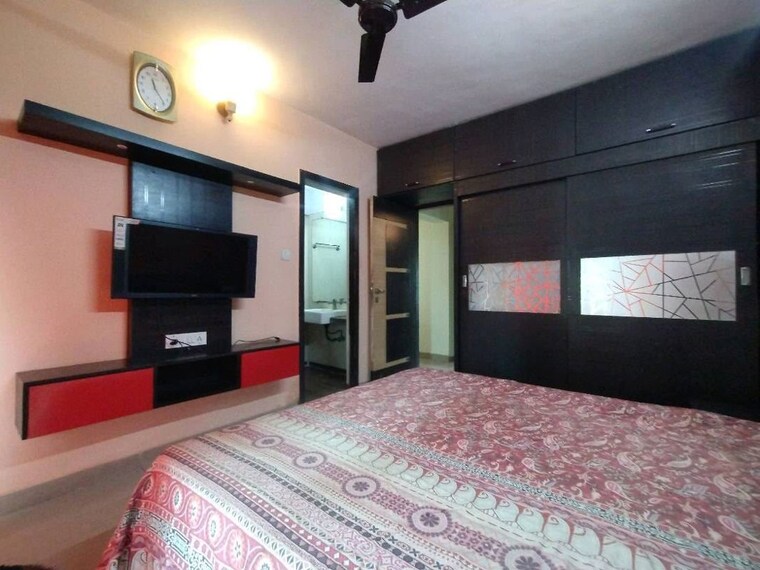 Bedroom, tharwani-rosewood-heights 3 Bedroom 1500 Sq.Ft. Apartment In Kharghar Sector 10 Navi Mumbai 10662769
