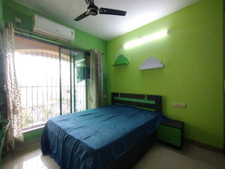 Bedroom, tharwani-rosewood-heights 3 Bedroom 1500 Sq.Ft. Apartment In Kharghar Sector 10 Navi Mumbai 10662769