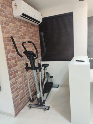 Staircase in 2.5 BHK Apartment at Vertex Panache, Gachibowli – for Rent