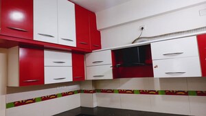 Kitchen in 3 BHK Apartment at Magna Magnum Opus Apartment, Gachibowli – for Rent