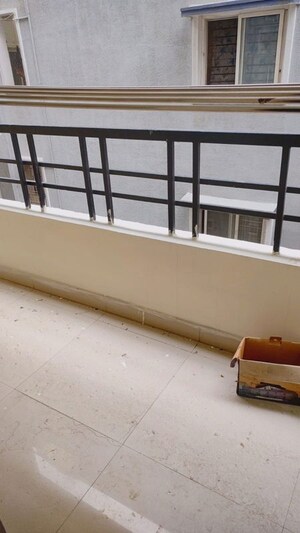 Balcony in 3 BHK Apartment at Magna Magnum Opus Apartment, Gachibowli – for Rent