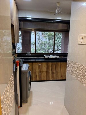 Kitchen in 1 BHK Apartment at Bandra West – for Rent