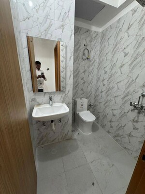 Bathroom in 1 BHK Apartment at Freedom Fighters Enclave – for Rent
