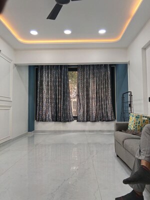 Living Room in 2 BHK Apartment at Shreeji Paradise, Aundh – for Rent