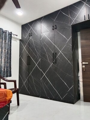 Staircase in 2 BHK Apartment at Shreeji Paradise, Aundh – for Rent
