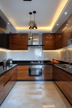 Kitchen in  Villa at Chandranagar – for Sale