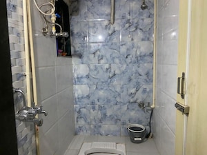 Bathroom in 1 BHK Apartment at Aangan CHS Ghansoli, Ghansoli – for Rent