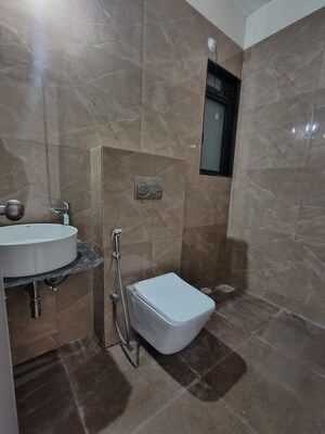 Bathroom in 2 BHK Apartment at Damji Shamji Mahavir Spring Tulip Phase 1, Pokhran Road No Two – for Rent