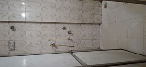 Bathroom in 1 BHK Apartment at Giriraj Gokulesh Dham, Ghansoli – for Rent