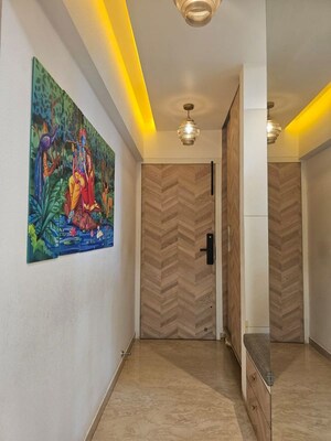 Building Lobby in 3 BHK Apartment at Unique Shanti Sparsh, Andheri East – for Rent