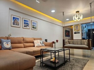 Living Room in 3 BHK Apartment at Unique Shanti Sparsh, Andheri East – for Rent