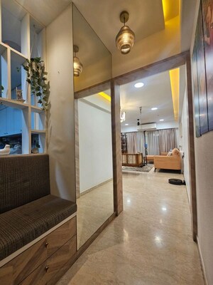 Living Room in 3 BHK Apartment at Unique Shanti Sparsh, Andheri East – for Rent