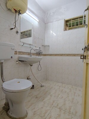 Bathroom in 3 BHK Apartment at Vasant Kunj – for Rent