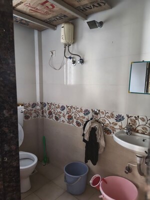 Bathroom in 2 BHK Apartment at Ayodhya CHS Ghansoli, Ghansoli – for Rent