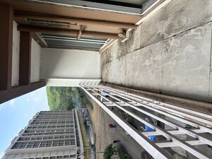 Balcony in 2 BHK Apartment at Krishna Shreeji Hills, Pushpak Nagar – for Rent