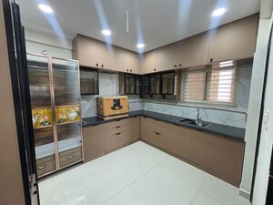 Kitchen in 3 BHK Apartment at Praneeth Pranav Solitaire, Bachupally – for Rent