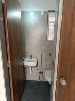 Bathroom in 2 BHK Apartment at Divine Palm Springs, Wakad – for Rent
