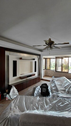 Living Room in 2.5 BHK Apartment at Rizvi Complex Phase II , Bandra West – for Rent
