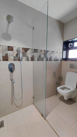 Bathroom in 2.5 BHK Apartment at Rizvi Complex Phase II , Bandra West – for Rent