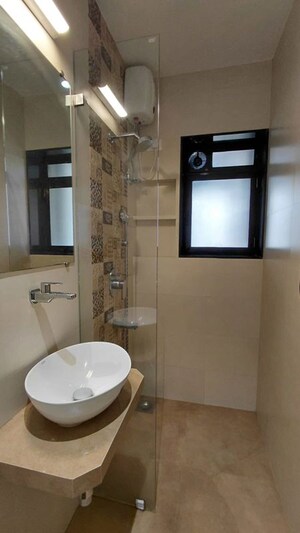 Bathroom in 2.5 BHK Apartment at Rizvi Complex Phase II , Bandra West – for Rent