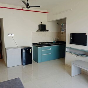 Team Area in 1 BHK Apartment at Bramhacorp Smart, Wadgaon Sheri – for Rent