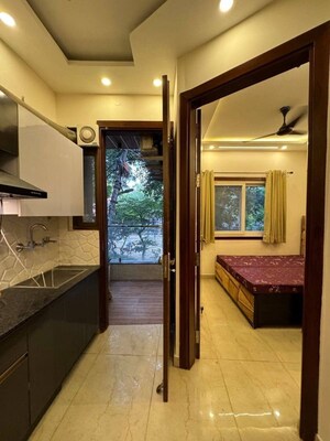 Kitchen in 2 BHK Apartment at Freedom Fighters Enclave – for Rent