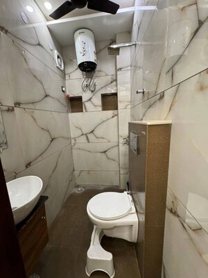 Bathroom in 2 BHK Apartment at Freedom Fighters Enclave – for Rent