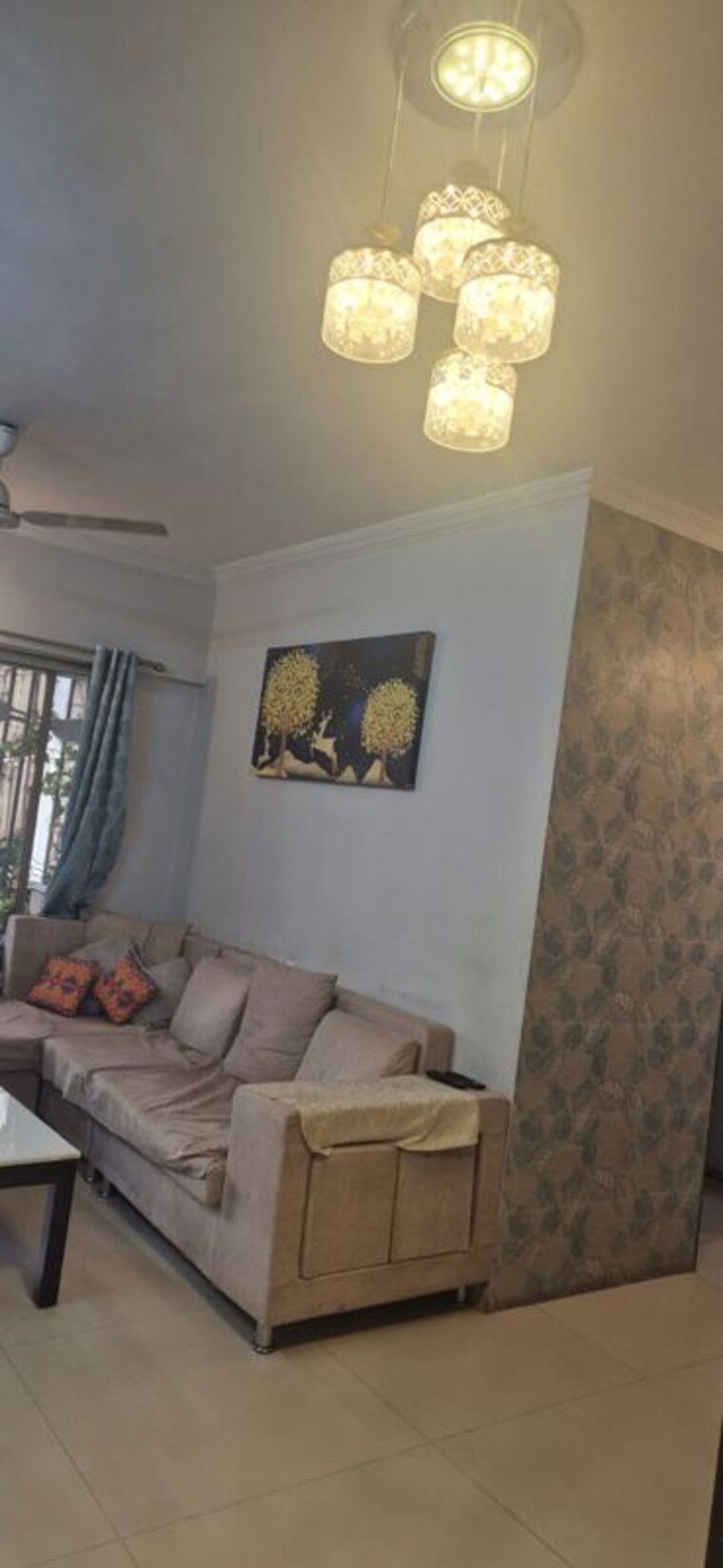 Living Room, unnati-woods-chs 2 Bedroom 582 Sq.Ft. Apartment In Kasarvadavali Thane 10663186