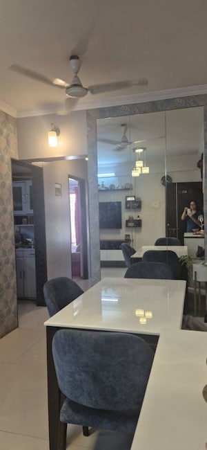 Team Area in 2 BHK Apartment at Unnati Woods CHS, Kasarvadavali – for Rent