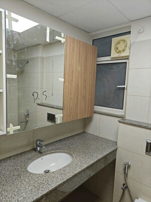Bathroom in 4 BHK Apartment at Godrej Woods, Sector 43 – for Rent