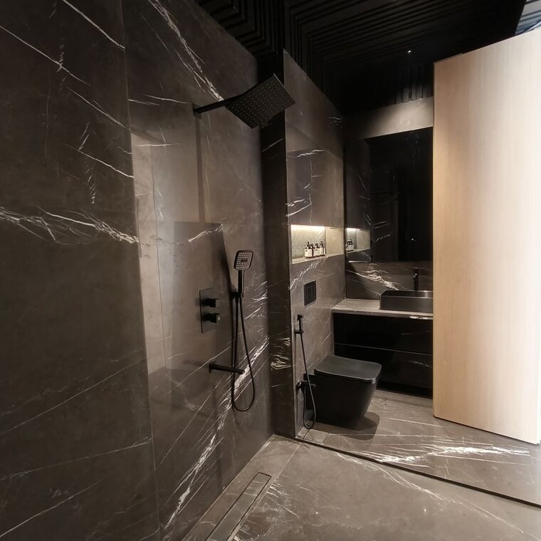 Bathroom, progressive-one 4 Bedroom 2600 Sq.Ft. Apartment In Vashi Sector 4 Navi Mumbai 10663146
